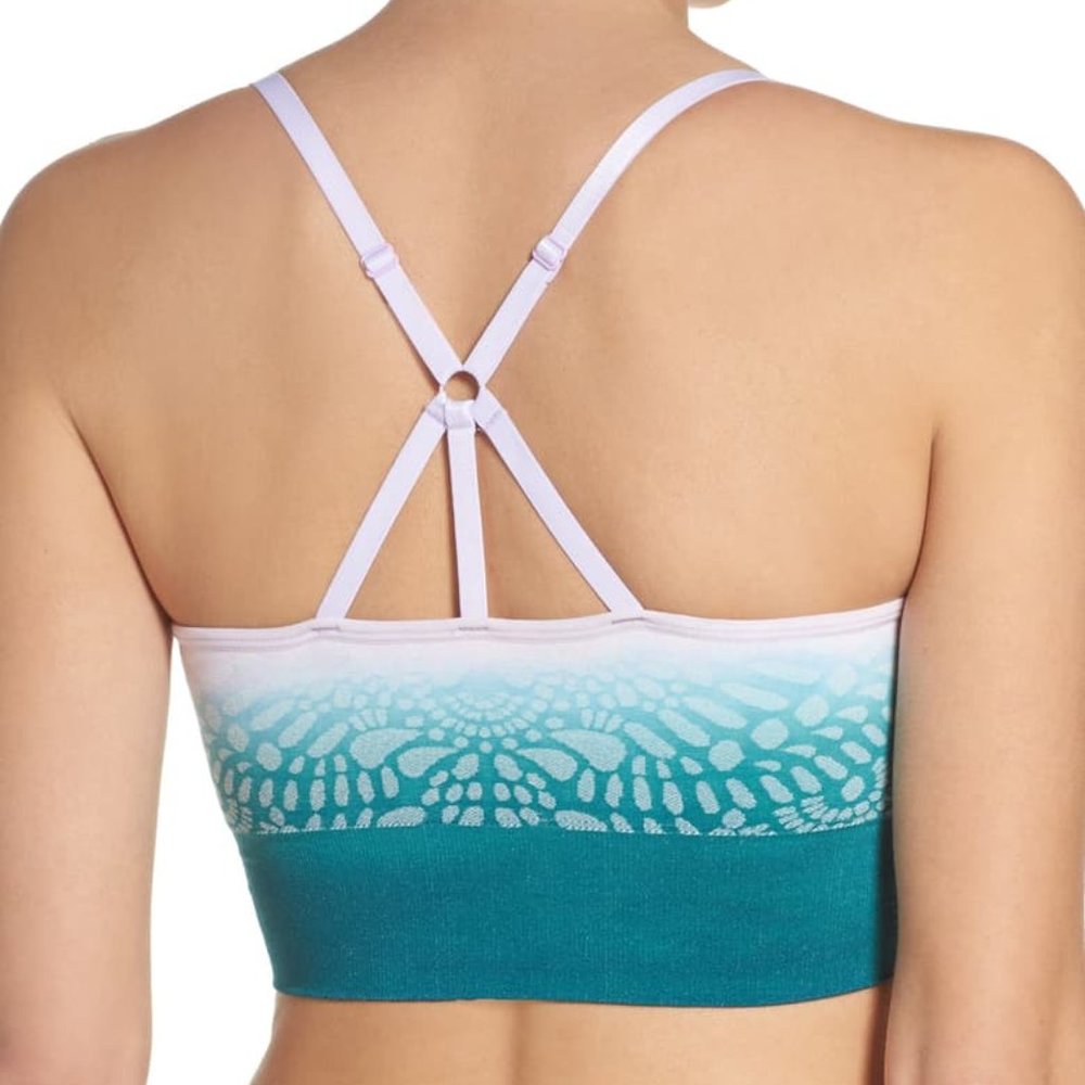 CLIMAWEAR NEW Starry Eyed Sports Bra Lavender/Teal - Picture 4 of 6